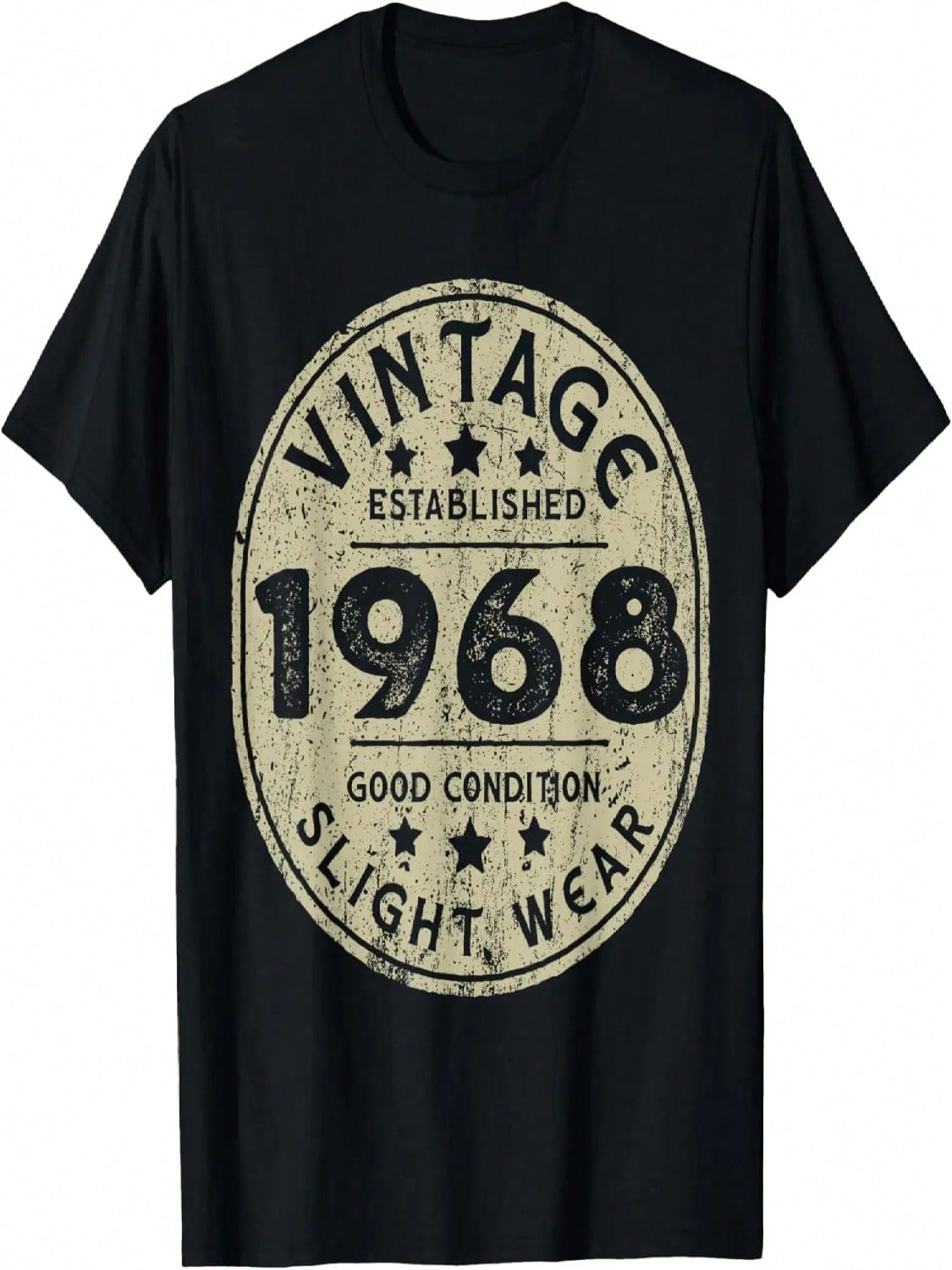 Vintage Established 1968 55th Birthday Party Retro T-Shirt S разноцветный