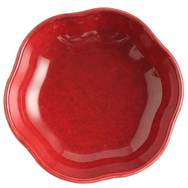 Wolkenofen Geschmackswechselnde Platte, Japanische Dip-Schale, Küchen-Gewürzschale, Snack-Platte für Hot Pot Restaurants, Chilisaucen-Schale, Haushalt Vin