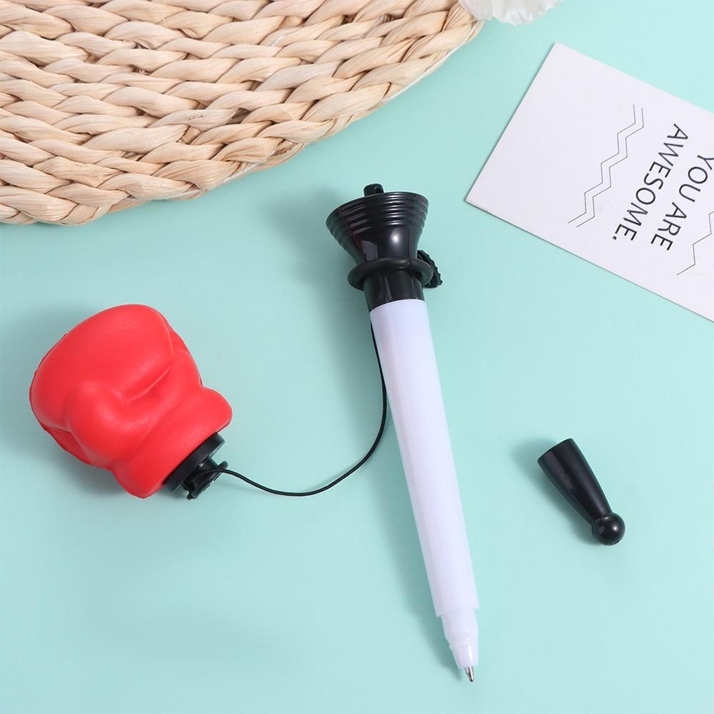Funny Shape Boxing Glove Pen Smooth Writing Fist-shaped Pen Bouncing Ballpoint Pen School Office