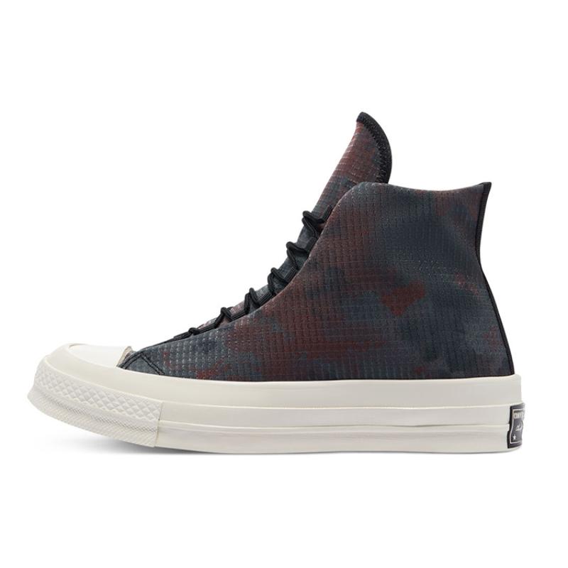 Converse Chuck Taylor All Star 1970s High Top Vintage Versatile High Top Espadrilles Unisex Black Grey
