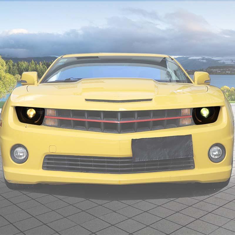 Headlight Protective Film Tail Light Decoration Lamp Cover Sticker For For Chevy Camaro 2010-2013 Exterior Accessoriess Smocked Black