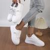 Super Comfortable White Sneakers for WomenSpring and Summer New Versatile Soft-soled Sports Sneakers Casual Shoes