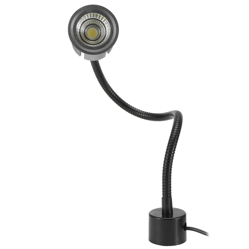 Lampă de lucru cu LED-uri cu bază magnetică, cu gât de gâscă reglabilă, mașină CNC, strung 110? 12W