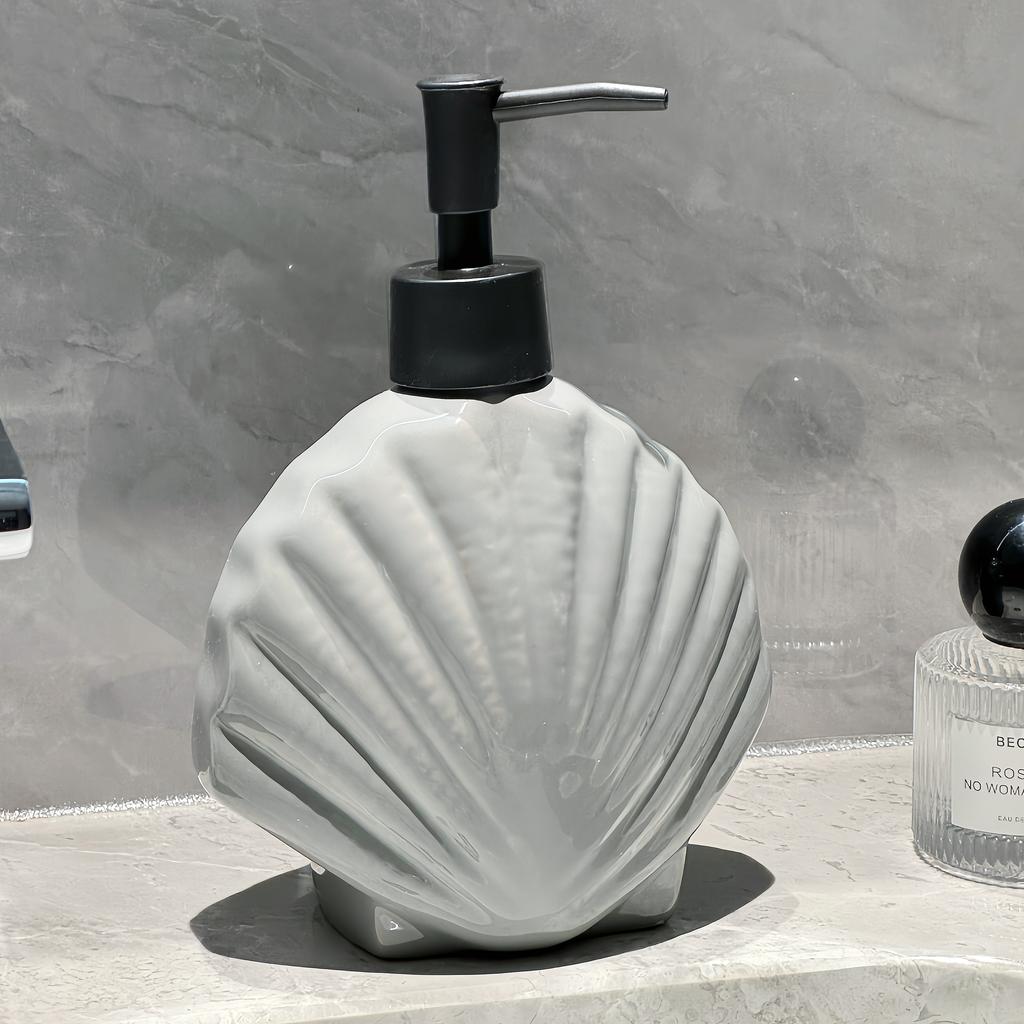 Keramik-Druck-Separater Flaschenschalenförmiger Flüssigseifenspender Handdesinfektionsmittel Lotion Badezimmerzubehör Shampoo Duschkabine