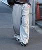 SUPERSUB Wide Baggy Piping Pants - Melange