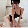 Sexy lingerie Sexy seduction onesie Open gear backless seduction tight pajamas women