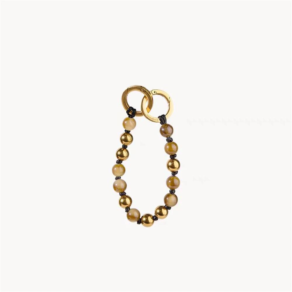 2025 Women's Popular Knitted Rope Keychain - Leather Rope Bag Pendant, Wallet Key Backpack Keyring Gift