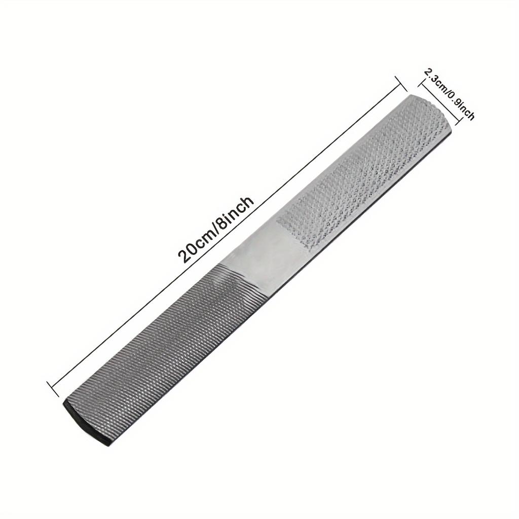 1pc Stainless Steel 4-Way Hand File, Diamond Grit, Easy Sharpening, for Wood and Metal Tools