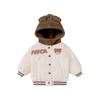 2026 Spring Baby Fleece-Lined Cotton Jacket - Machine Washable, Unisex One-Piece for Boys & Girls