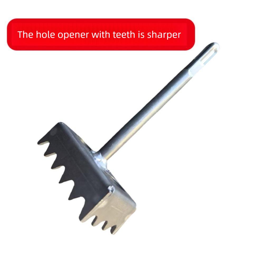 Perforator portabil cu gaură pătrată, dinți triunghiulari, unealtă cu slot dreptunghiular, burghiu perforator cu gaură pătrată, multifuncțional, soclu cu gaură pătrată, sloter