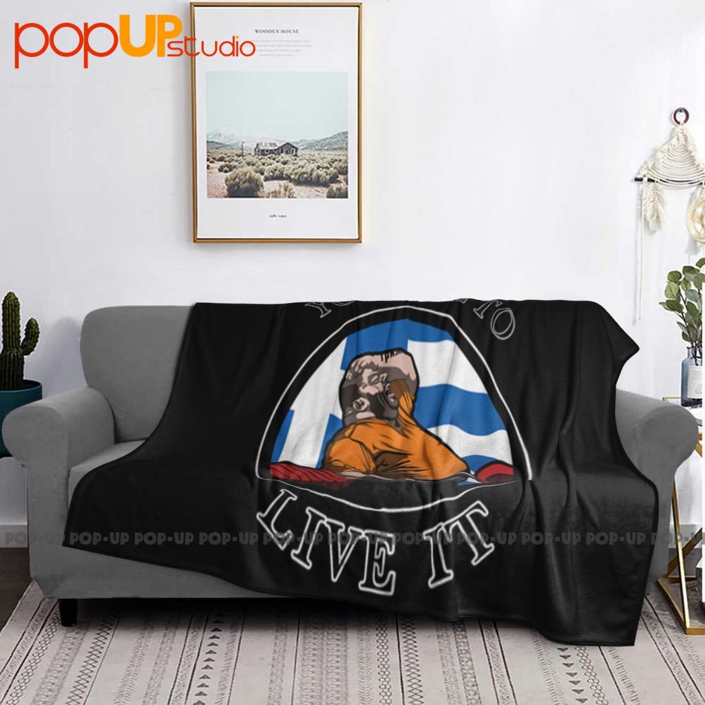 Kyriakos Grizzly You Have To Live It Greece Powerlifting Motivation Ultra-Soft Blanket Quilt Winter Sofa Cover Bed Covers