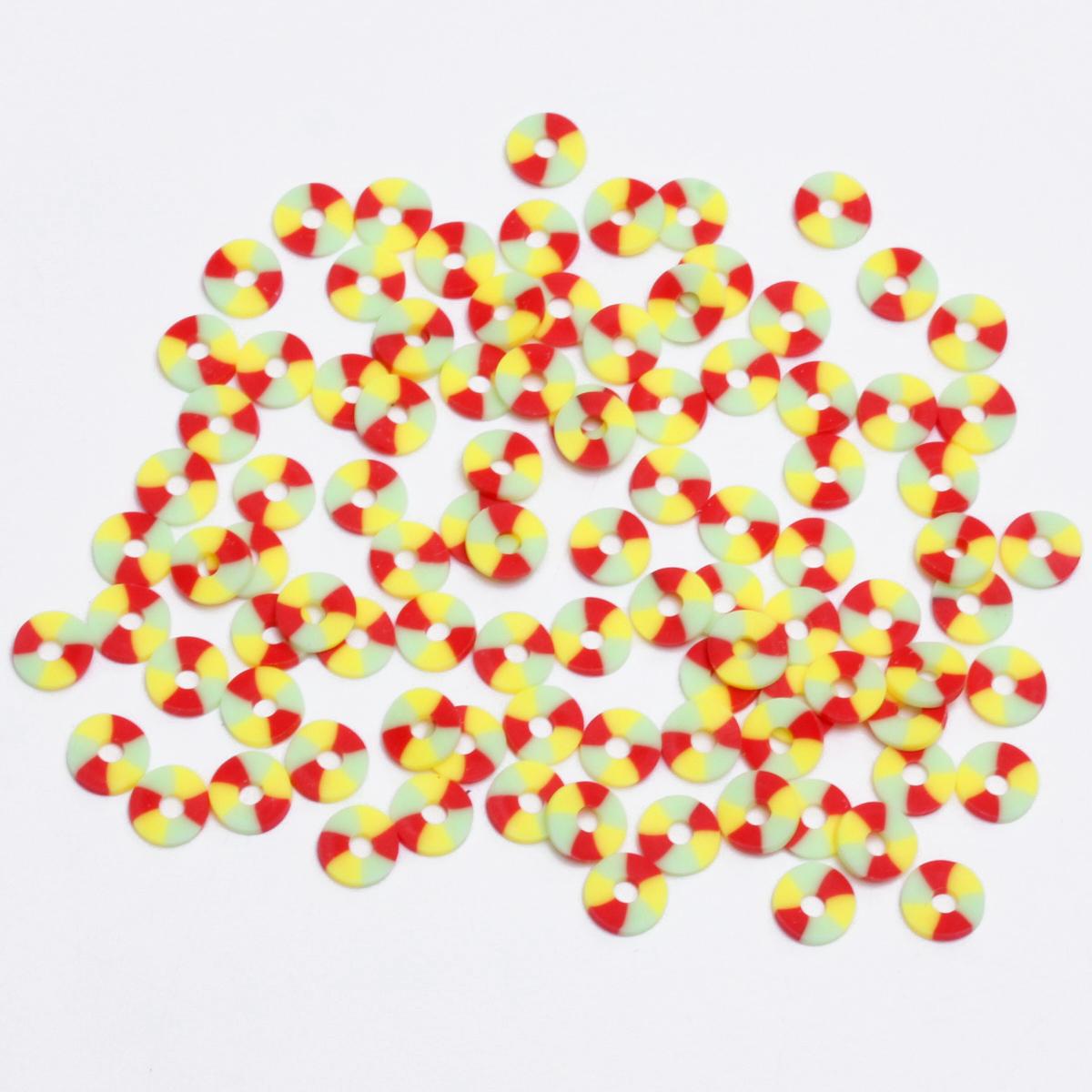 

Товары для вечеринок Круглые свободные бусины Изготовление брелоков диаметром 6 мм Сплошной цвет Плоская полимерная глина Ювелирные аксессуары Браслет соответствующего цвета для брелков