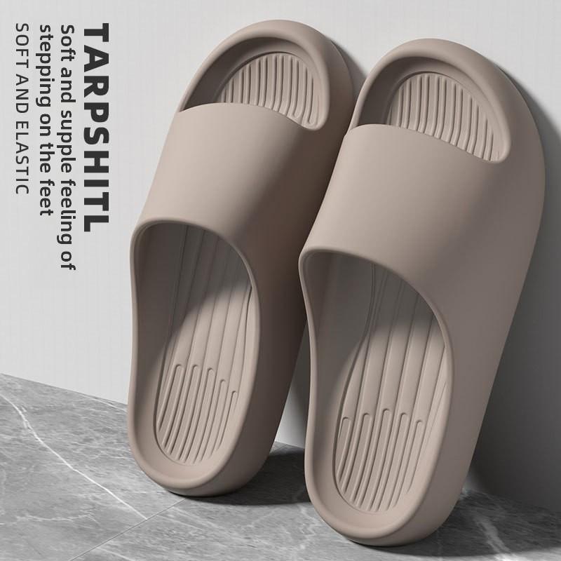 

Тапочки для мужчин летом, для дома в помещении, для ванной комнаты с толстой подошвой, противоскользящие и устойчивые к запахам, мужчины носят большие тапочки для ношения на открытом воздухе 44-45