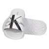 Calvin Klein Unisex Adult Logo Open Toe Flat Slides