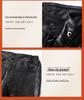 Herren-Motorradhose aus echtem Leder mit abnehmbarem Samtfutter