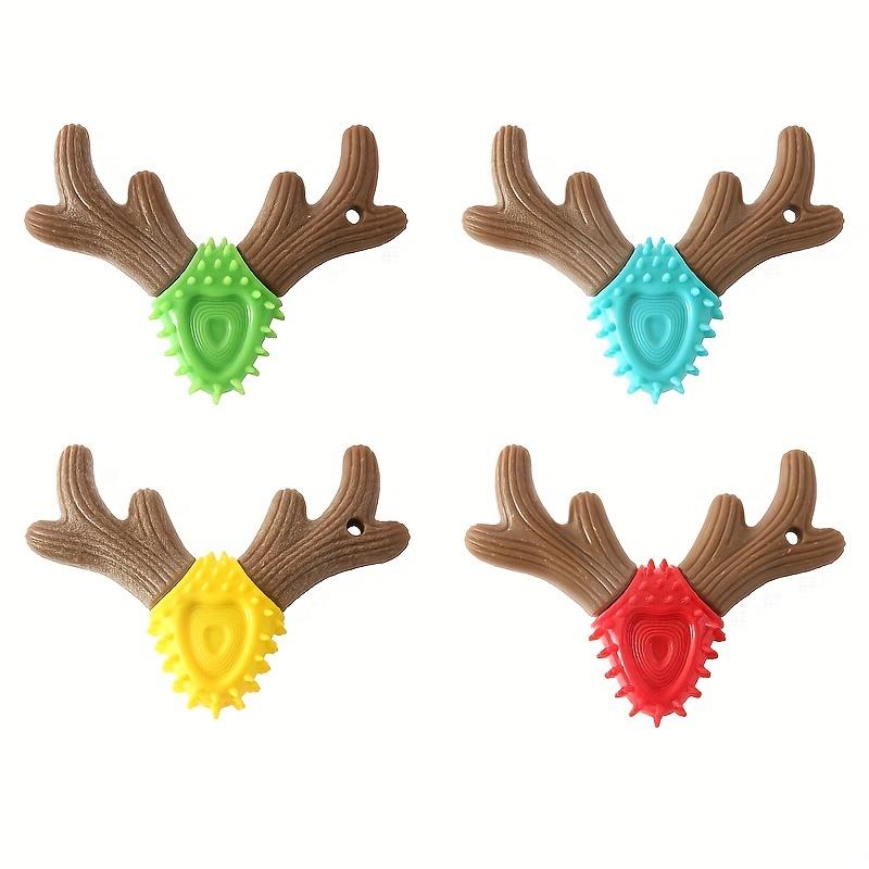 TPR Dog Chew Toy with Antler Design for Tough Teeth Grinding and Fun Play
