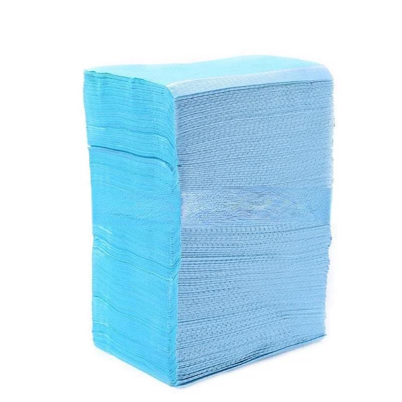 125 Pcs Disposable Tattoo Clean Pad Tattoo Table Covers Clean Pad Patient Dental Napkins Beauty Tattoo Accessories Tattoo Bibs