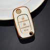 Tpu For Benz Smart Fortwo 453 Forfour    Auto Shell Fob For Renault Clio Kangoo Modus Megane Car Key Shell Case Fob