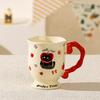 Retro High Quality Mug High Quality Ceramic Cup Office Coffee Cup Creative Large Capacity Breakfast Cup Souvenir