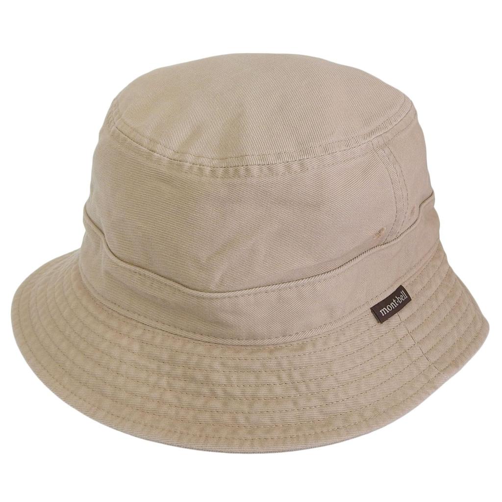 Mont-bell Cotton Twill Hat Unisex Uv Protection Sun Shade Tan/xl