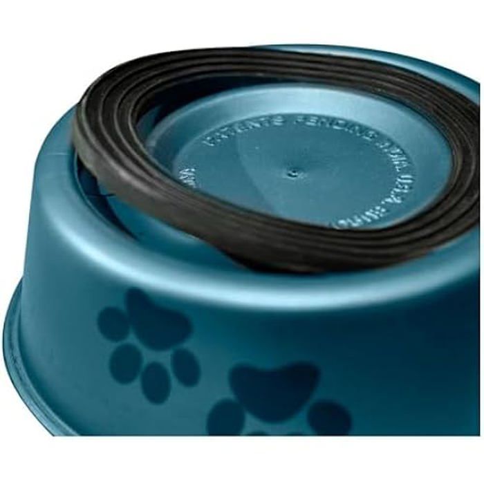 Gamelle pour chien - Nayeco - Modèle Baltic - Acier inoxydable - 0.800 L - Antidérapante