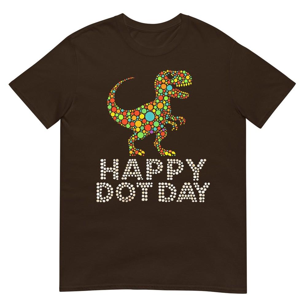 Dot Day 2025 September 15th Polka Dot TRex Boys Girls Kids TShirt