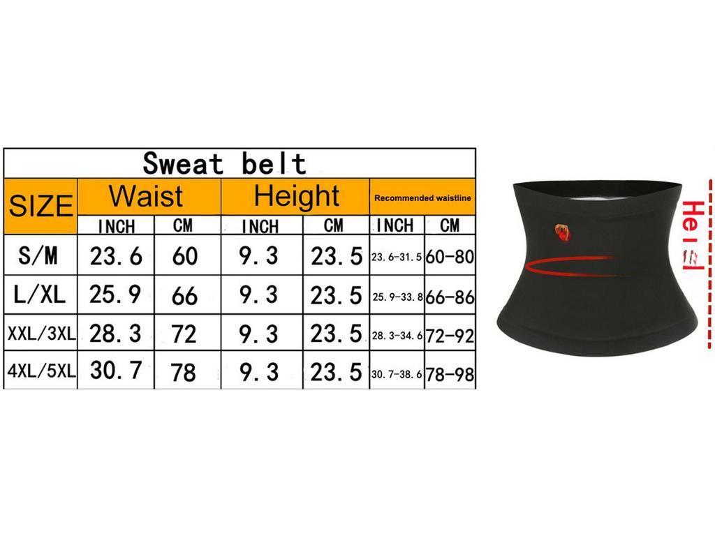 Unisex Sweat-Reducing Waist Shaper Belt for Postpartum and Sports