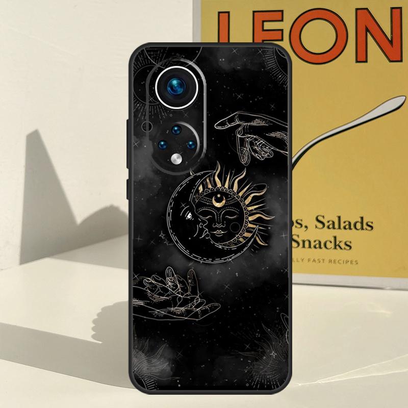 Crescent Moon Sun Case For Honor X8a X8b X9b X9a X8 X9 X9c 50 70 90 Lite Honor 200 Lite Magic 5 6 7 Pro Cover