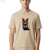 Tattoo Fox Unisexs T Shirt 100 Cotton Casual Summer Wear Vintage Top For Everyday Wear Homme Stylish Comfortable Soft