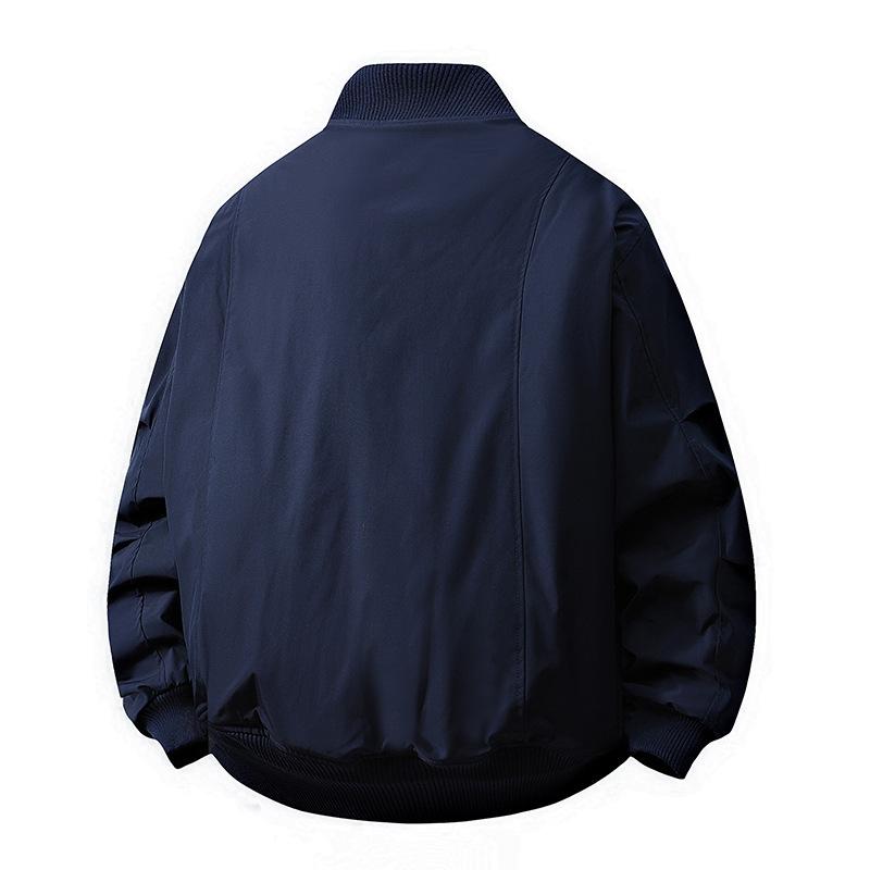 Chaqueta de Béisbol de Pareja de Primavera y Otoño Holgada Ropa de Trabajo Holgada Versátil Casual Chaqueta de Piloto
