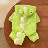 Warm Coral Fleece Dog & Cat Costume for Autumn/Winter - Suitable for Teddy, Corgi, and More