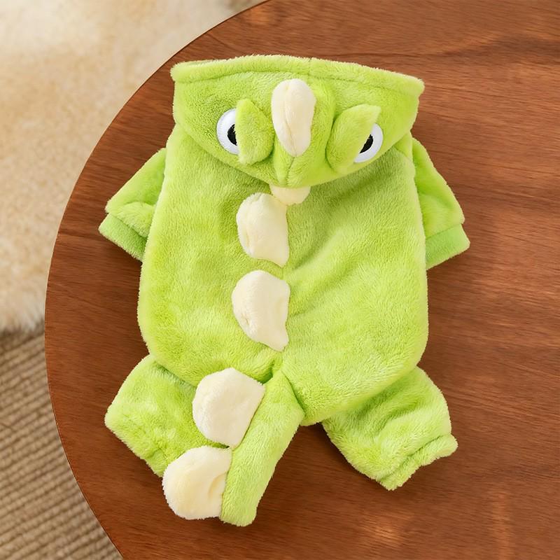 Warm Coral Fleece Dog & Cat Costume for Autumn/Winter - Suitable for Teddy, Corgi, and More