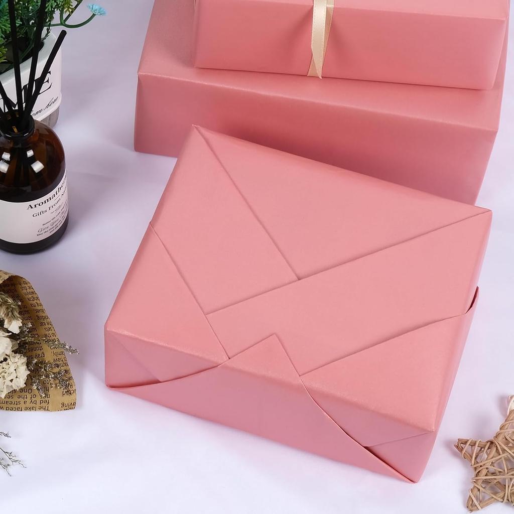 30cm Pink Kraft Paper for Gift Wrapping, Flower Bouquets, Weddings, Birthdays, DIY Crafts & Special Holidays like Mother's Day