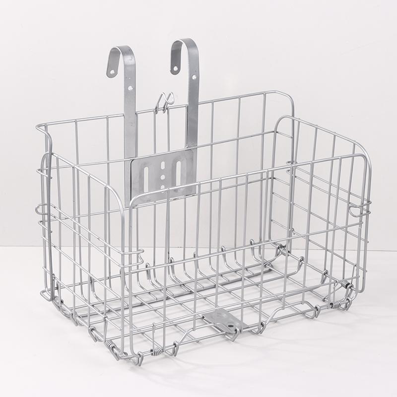 Mountain Bike Folding Storage Basket Bike Basket Front And Rear Hanging Thin Side Trailer Basket Bike Accessories Bike Basket