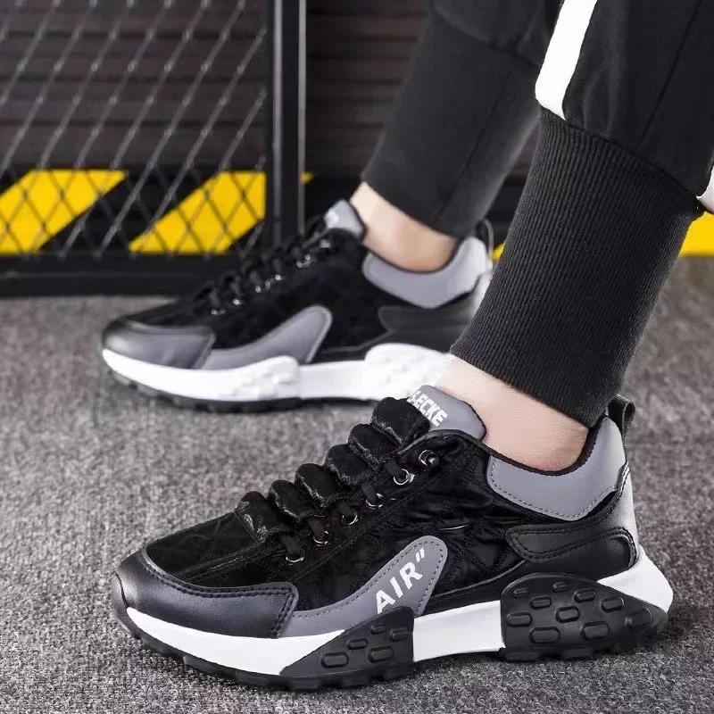 New Fashion High Quality Men Tennis Sneakers Shoes Comfort Jogging Casual Shoes Outdoor Non-slip Walking Footwear Plus Size 46