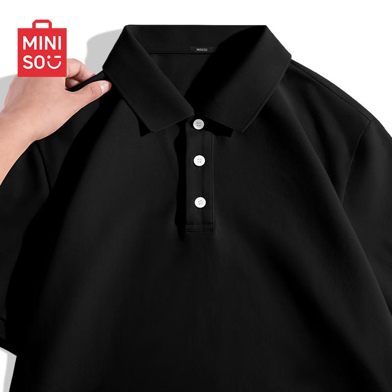 MINISO Men s Quick-Dry Loose Fit Polo Shirt M