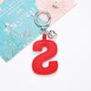 Barevná kožená klíčenka na 26 písmen pro ženy Dívky Přívěsky na klíče s počátečním písmenem 26 batohů dekorace doplňky dárky