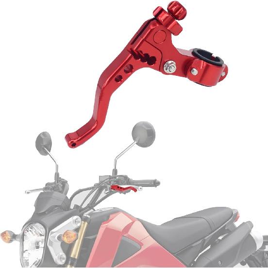 Motorcycle Short Stunt Clutch Lever 22mm 7/8" Labor Saving Clutch Levers Adjustable CNC for Grom Dirt Pit Bike Enduro Motocross Supermoto Street