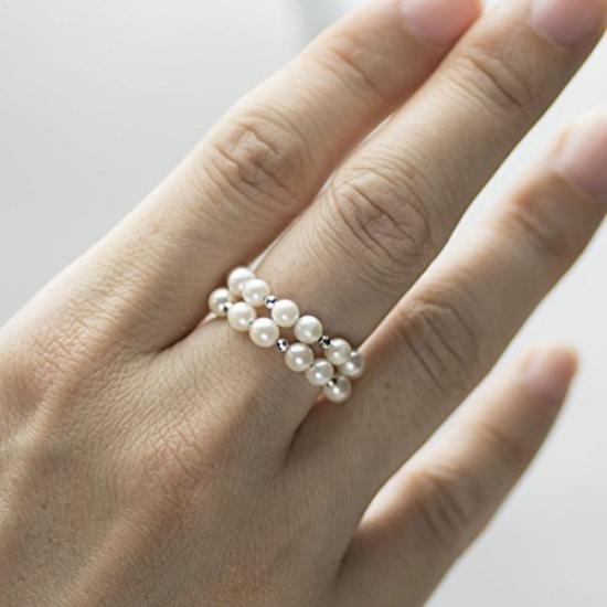 K18YG oder K18WG Akoya Perle Babyperle Einheitsgröße Doppelte Junihochzeit Feier für neue Mitarbeiter Aufnahmeprüfungsgeschenk Kordelzug Garantie Hergestellt in Japan