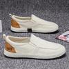 ****** 2025 linen men's shoes summer lazy one pedal fisherman s**t-soled leisure old ******* cloth shoes men