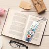 3Pcs Flower Themed DIY Diamond Bookmark Art Projects Diamond Art Bookmark Diamond Painting Art Bookmarks for Reading Enthusiasts