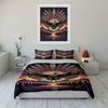 Eagle, feathers, mountains, sunrise. Bedding sets Duvet cover sets Duvet covers Pillowcases(1 * Duvet Cover 2 * Pillowcases, without duvet insert)