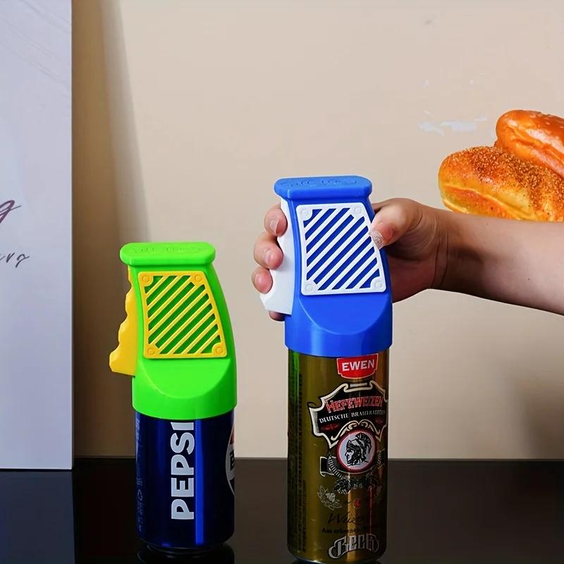 1 adet 3D Baskılı Konserve Açacağı - Gazlı İçecek, Bira ve Kola için Taşınabilir Şişe Açacağı - Kolay Çevirmeli Kapak Açacağı, İçecek Aksesuarı