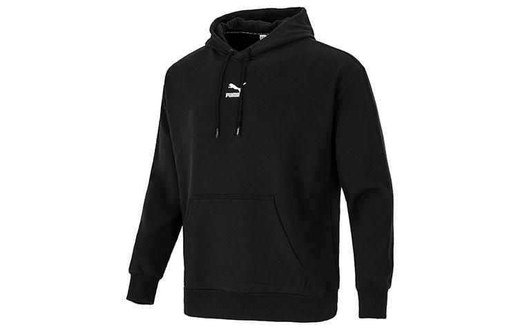 PUMA Sweatshirts Men s Black Hooded Moderate Regular 533114-01 S