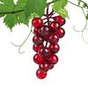 18Pcs/Bunch Fake Grapes Bunches Ornament Realistic Simulated Fake Fruit Decorations For Wedding Party Supplies