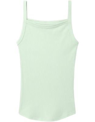 Baumwolle kann entweder vorne oder hinten getragen werden Unterwäsche LS0100 ME [Unnanacool] Camisole, 100% (Körperstoff), [Gerippte Baumwolle] Damen