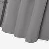ZANZEA Women Casual Round Neck Sleeveless Loose Long Dress