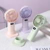 Portable Mini USB Desk Fan with Digital Display for Office, Student, Dorm