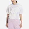 Nike Tie-Dye Print Mesh Breathable Round Neck T-Shirt Women Tops Light-Purple CZ9325-569