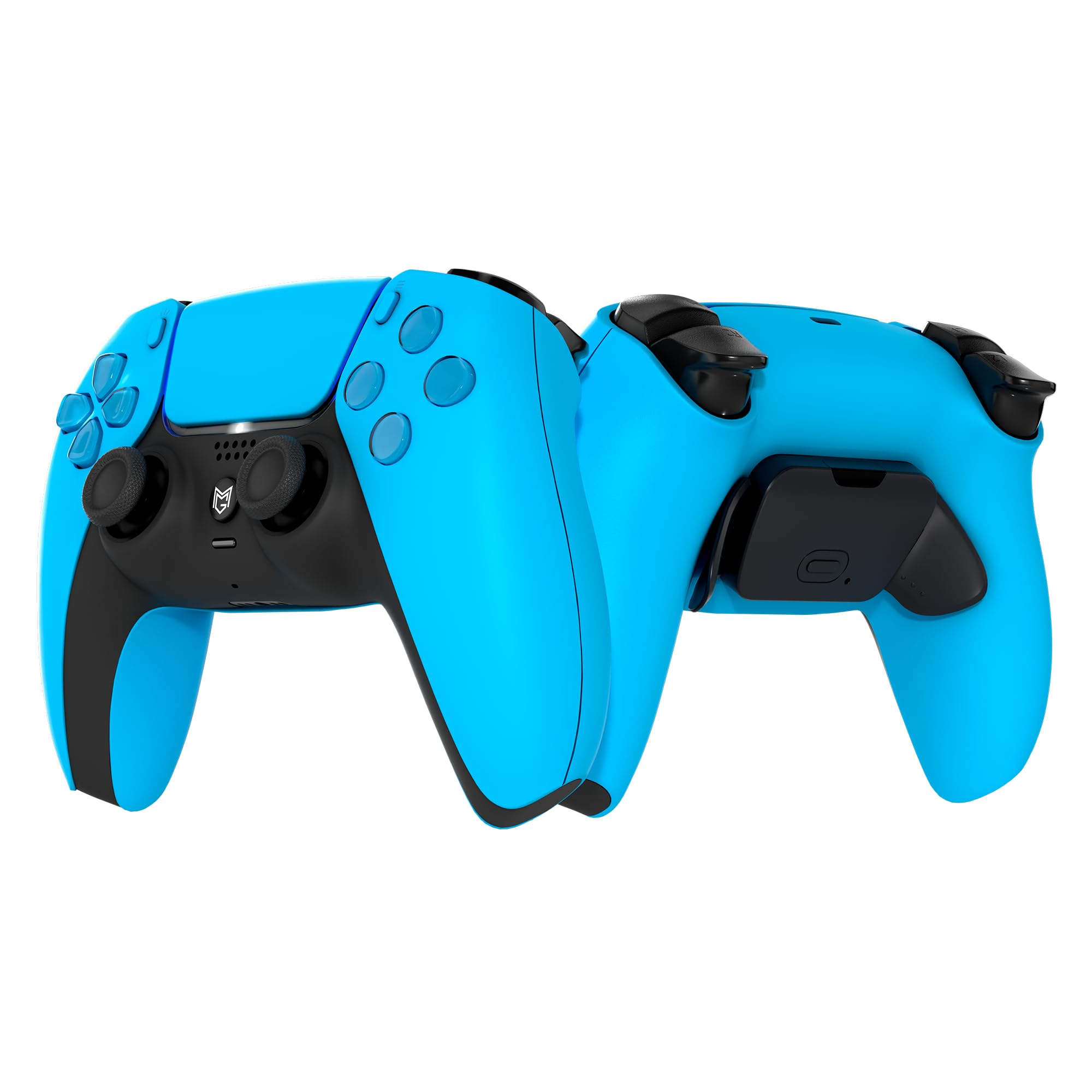 

Custom PS5 PC with rear remapping lightweight ideal for FPS 2 [MERKA.G] controller, compatible, compatible, paddles, function, type, (blue, rears) синій